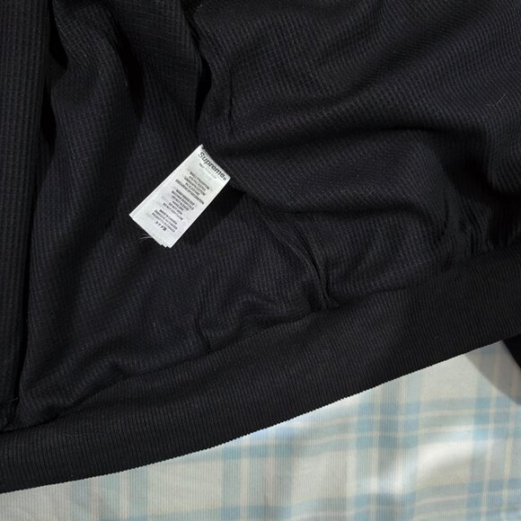 Supreme Black Zip-Up Hoodie - Picture 7 of 8